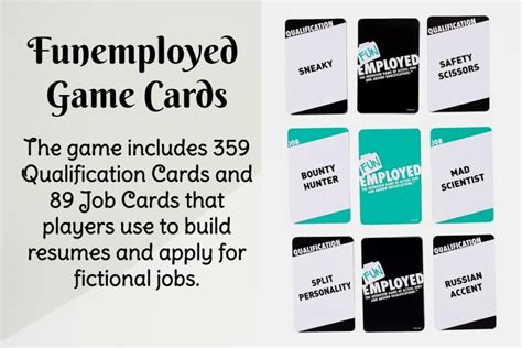 Funemployed! A Hilarious Party Game Where Creative Storytelling Meets Wacky Career Paths!