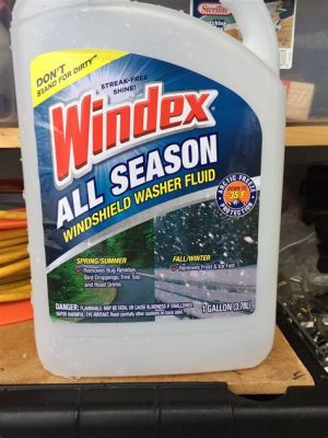 Can You Put Windex in Your Car Washer Fluid? And Why Does My Car Smell Like Blueberries?