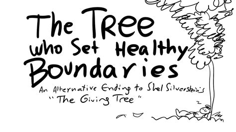 The Tree Who Set Healthy Boundaries: A Symphony of Roots and Sky